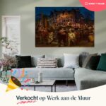 Nachtwacht van Rembrandt van Rijn in Amsterdam op de Brouwersgracht en Prinsengracht.
