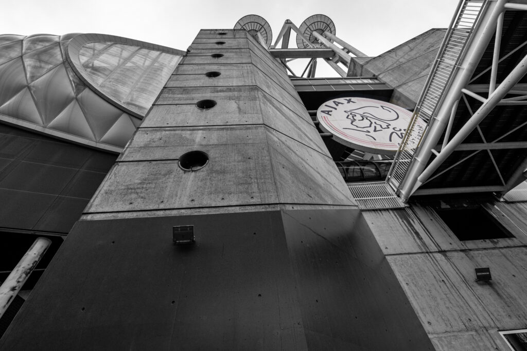 Johan Cruijff ArenA met moderne staalconstructie in Amsterdam
