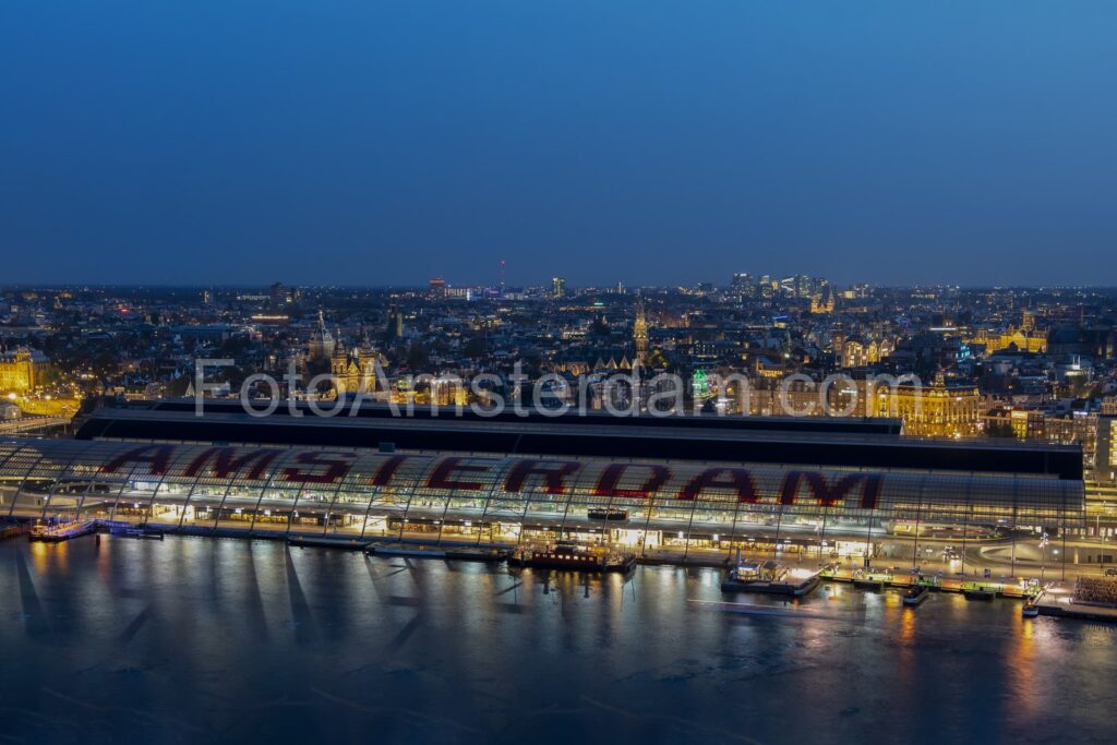 Blue hour in Amsterdam