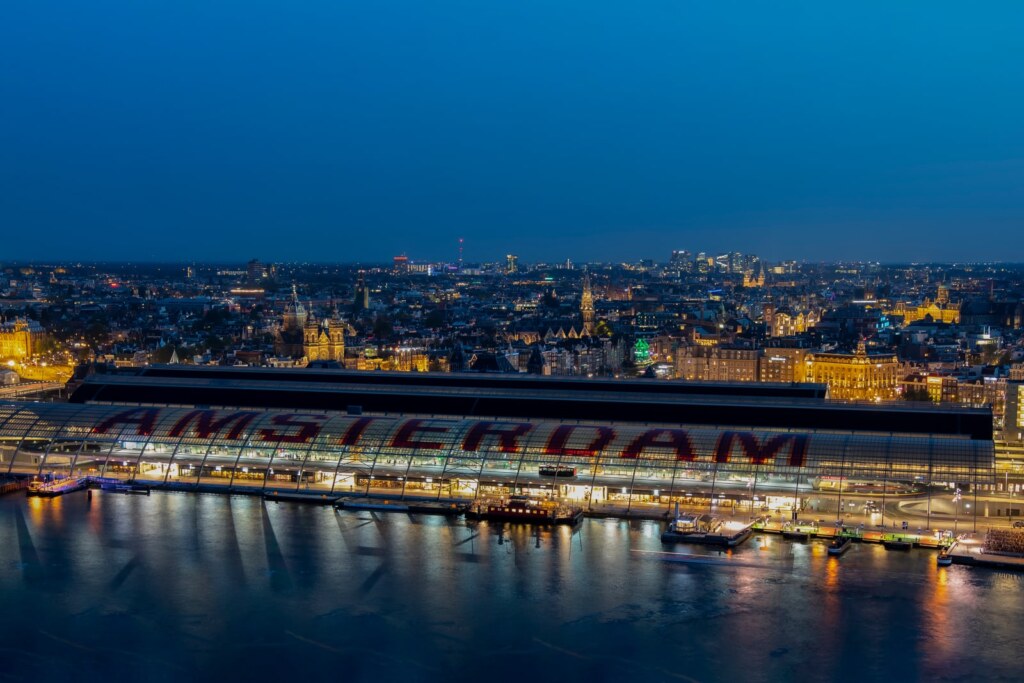 Blue hour in Amsterdam